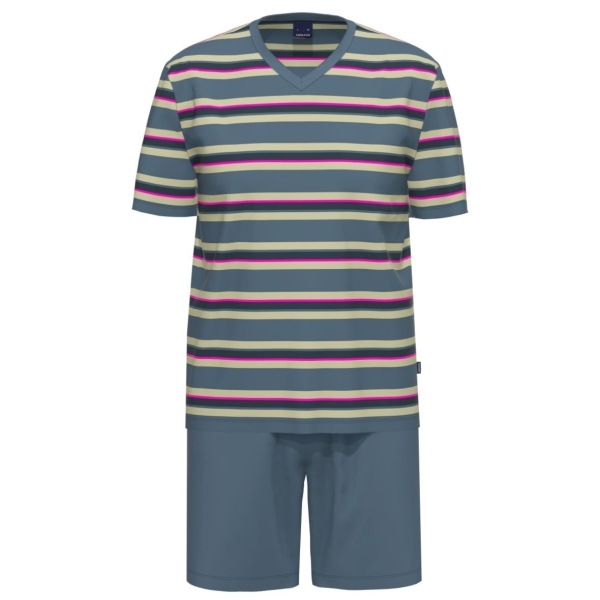 Ammann Herren kurzer Schlafanzug Fashion Pyjama kurz