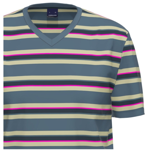 Ammann Herren kurzer Schlafanzug Fashion Pyjama kurz