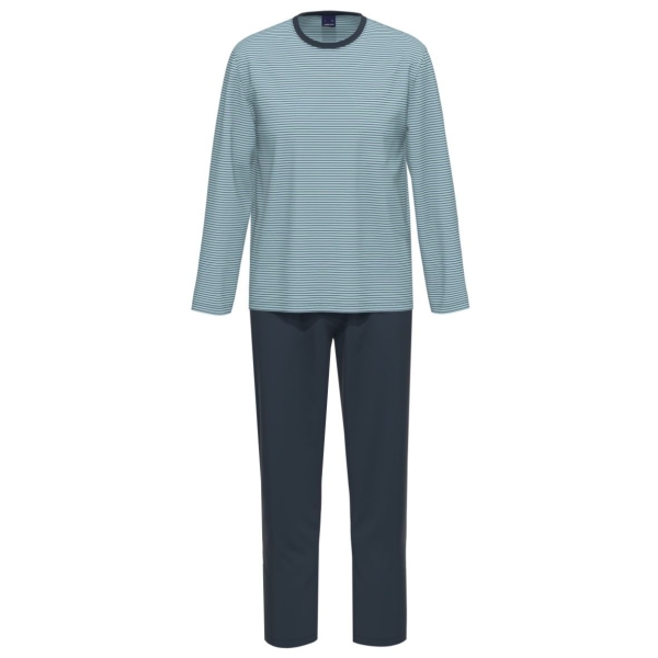Ammann Herren langer Schlafanzug Fashion Pyjama lang