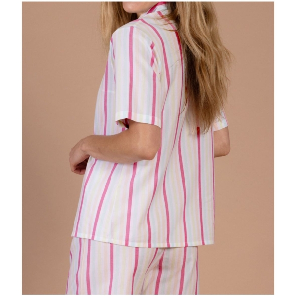 Nina von C. Damen halbarm Hemd Lumière Dorée Loungewear