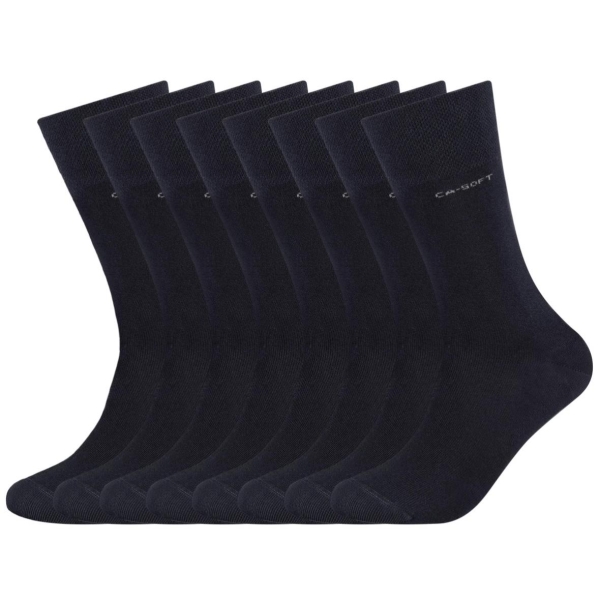 Camano Unisex Ca-Soft Cotton Socks ohne Gummidruck 8 Paar