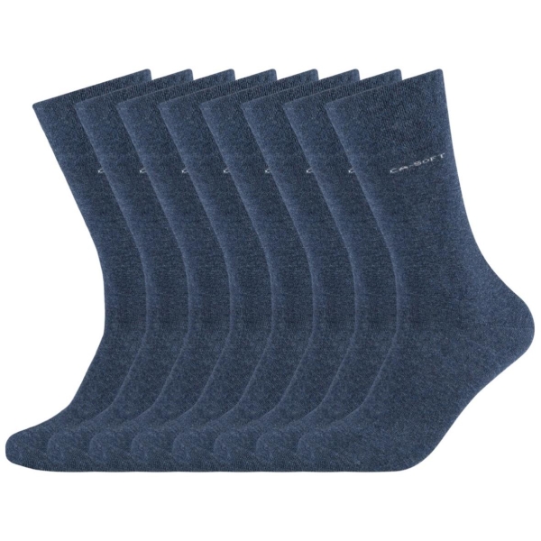 Camano Unisex Ca-Soft Cotton Socks ohne Gummidruck 8 Paar
