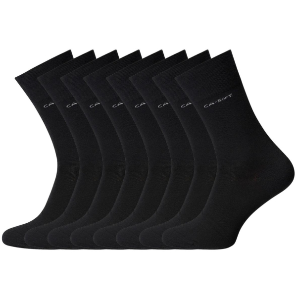 Camano Unisex Ca-Soft Cotton Socks ohne Gummidruck 8 Paar