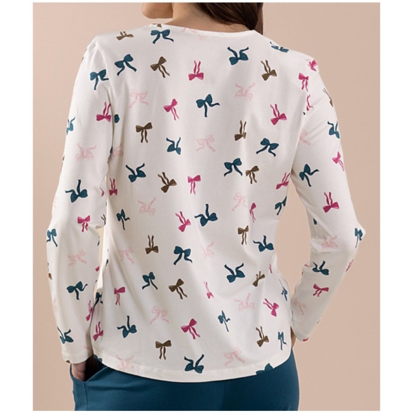 Nina von C. Damen langarm Shirt Mémoire d’Été Loungewear