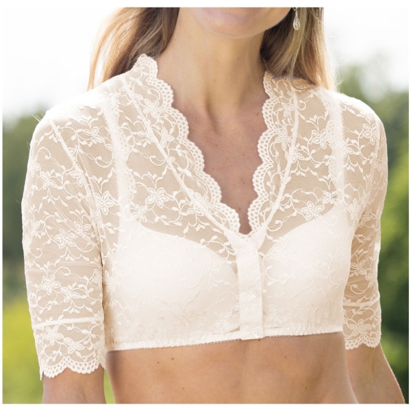 Nina von C. Dirndl-Bluse halbarm Luisa