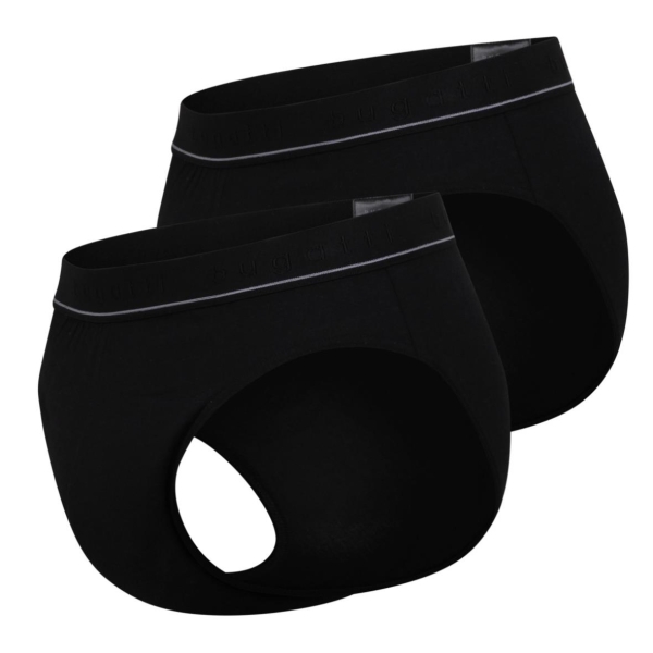 Bugatti Herren Slips Rom 2er Pack Sport-Slips