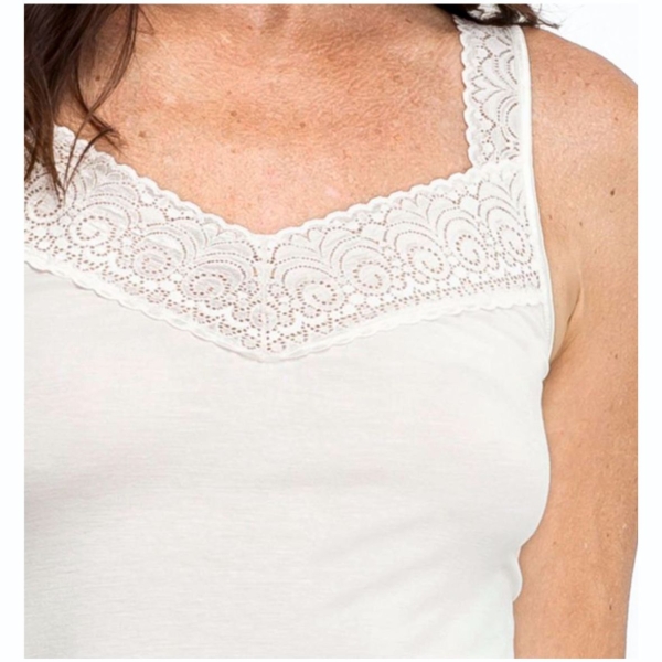 Sylvia Speidel Damen Unterhemd Sofia Lace Achselhemd