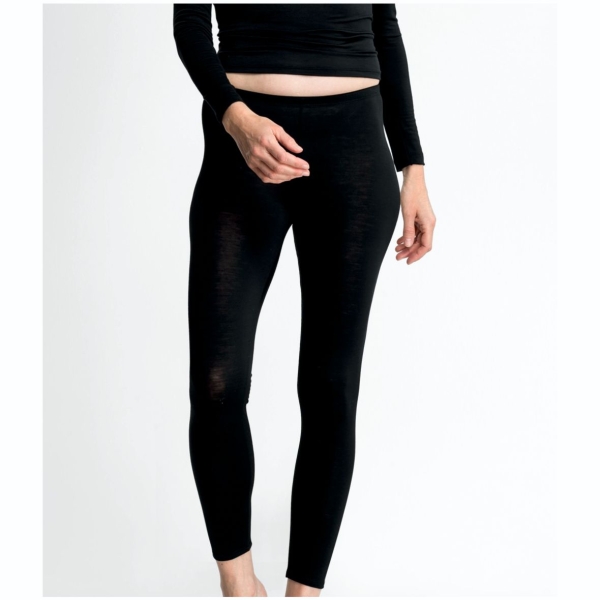 Sylvia Speidel Damen lange Unterhose Sanja Leggings Merinowolle