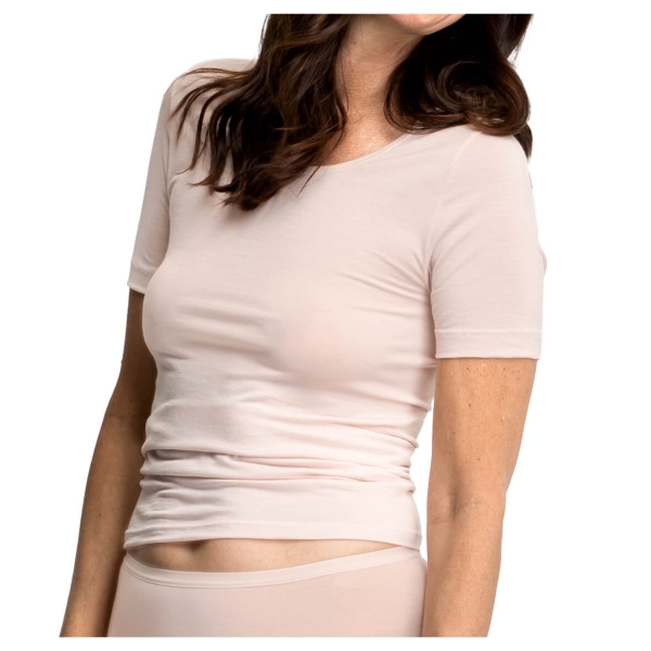 Sylvia Speidel Damen Unterhemd Sanja Shirt 1/4 Arm Merinowolle