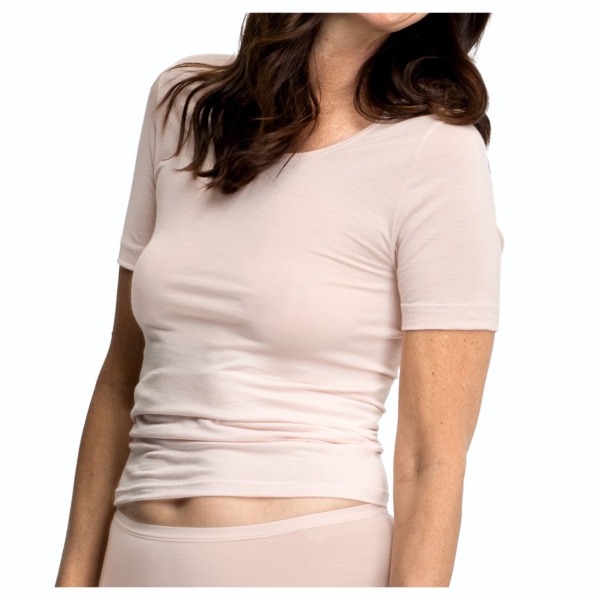 Sylvia Speidel Damen Unterhemd Sanja Shirt 1/4 Arm Merinowolle