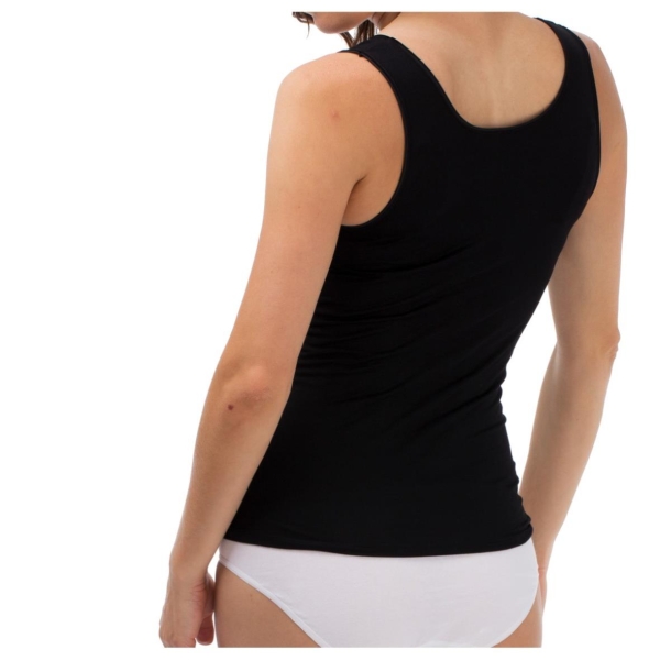 Schöller Damen Unterhemd Saliha Flexible Shirt ohne Arm Micro Modal