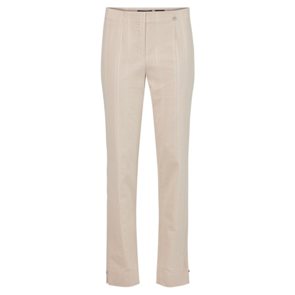 Robell Damen Hose Marie Slim fit Cotton mit Seersucker Struckturoberfläche