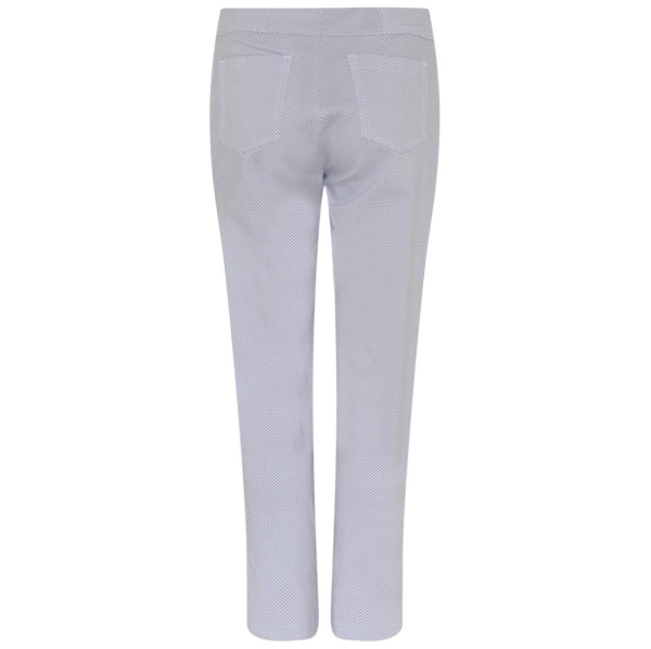Robell Damen 7/8 Hose Bella 09 Slim fit Pünktchenhose