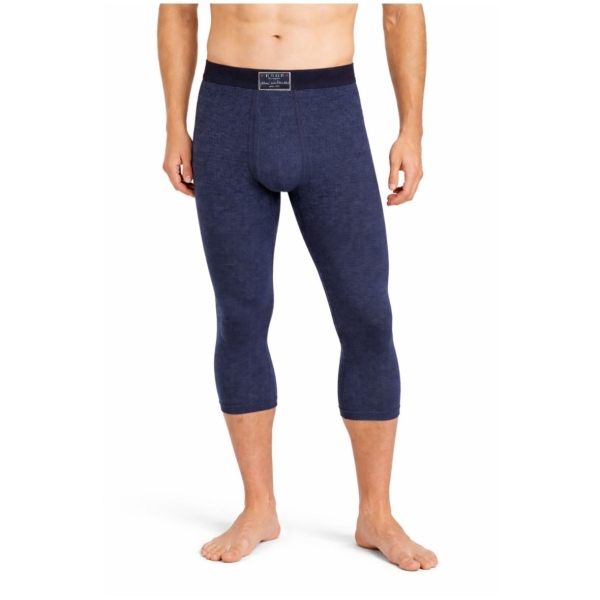 Esge Herren 3/4 lange Unterhose Jeans Feinripp mit Eingriff