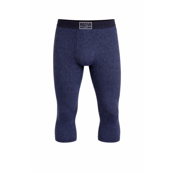 Esge Herren 3/4 lange Unterhose Jeans Feinripp mit Eingriff