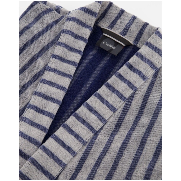 Cawö Herren Bademantel Kimono Velours