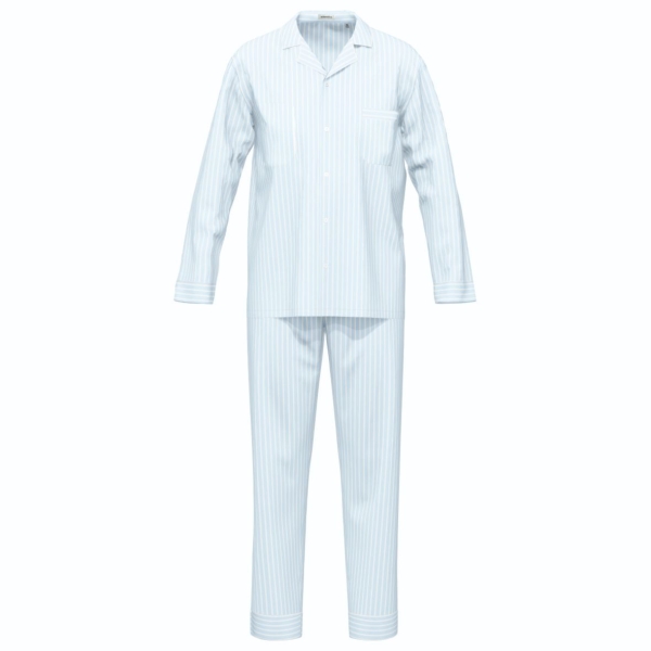 Seidensticker Herren langer Schlafanzug Nightwear Pyjama lang