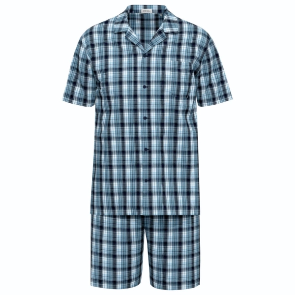Seidensticker Herren kurzer Schlafanzug Nightwear Pyjama kurz
