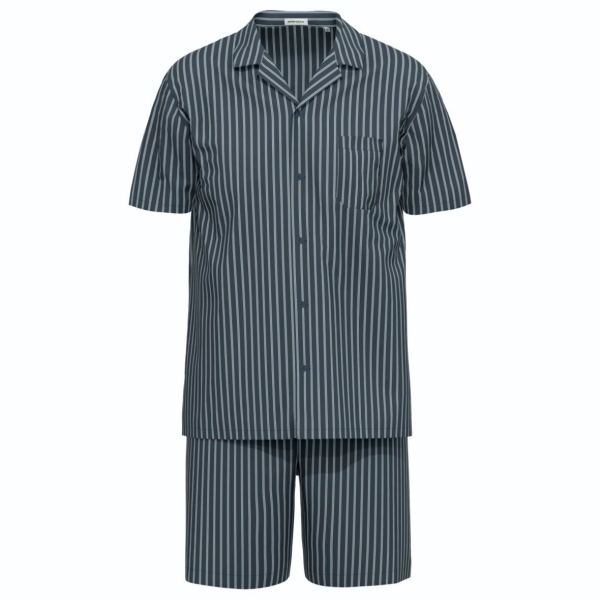 Seidensticker Herren kurzer Schlafanzug Nightwear Pyjama kurz