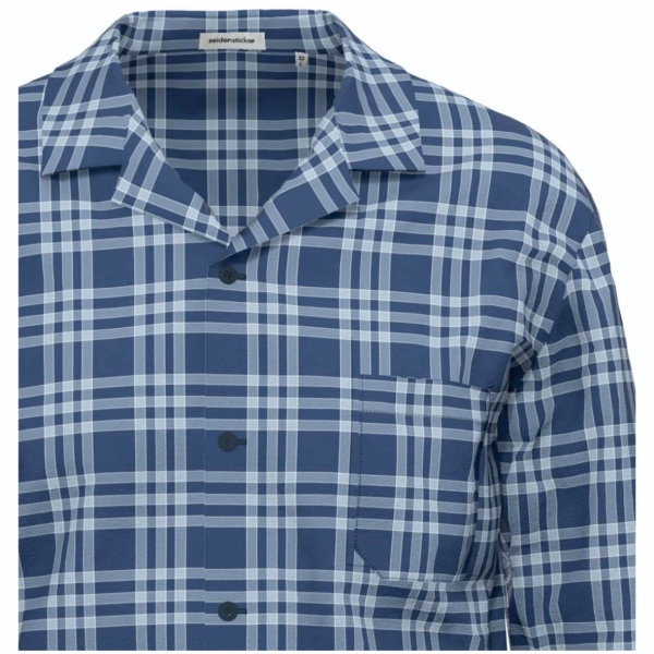 Seidensticker Herren langer Schlafanzug Nightwear Pyjama lang