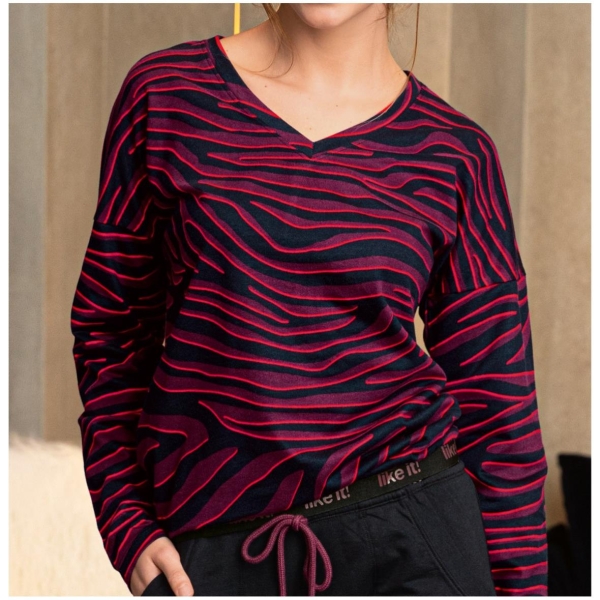 like it! langarm Shirt Loungewear