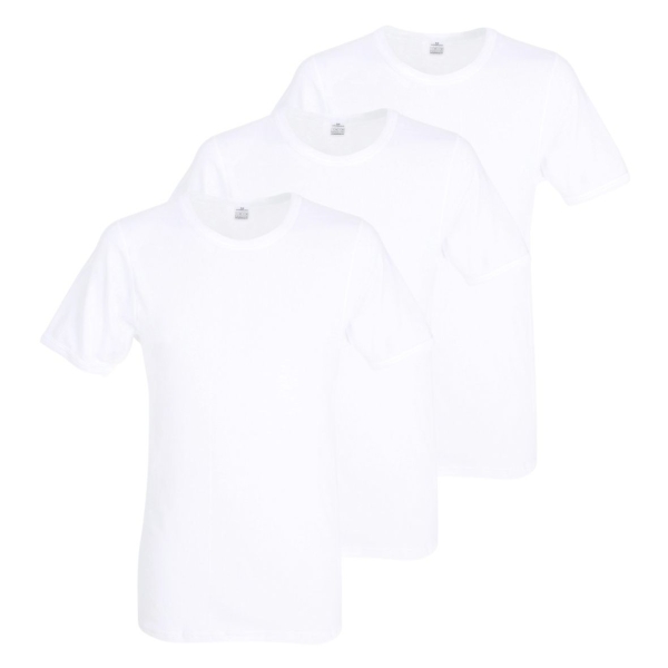 Götzburg Herren Unterhemden Premium Feinripp 3er Pack Shirts 1/2 Arm