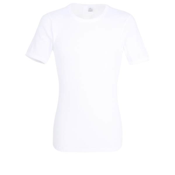Götzburg Herren halbarm Unterhemden Classic Doppelripp 3er Pack Shirts 1/2 Arm