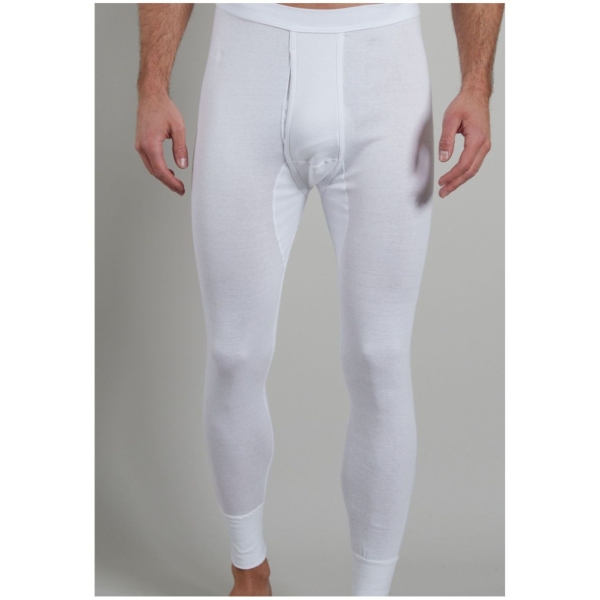 Götzburg Herren lange Unterhose Classic Feinripp Hose lang