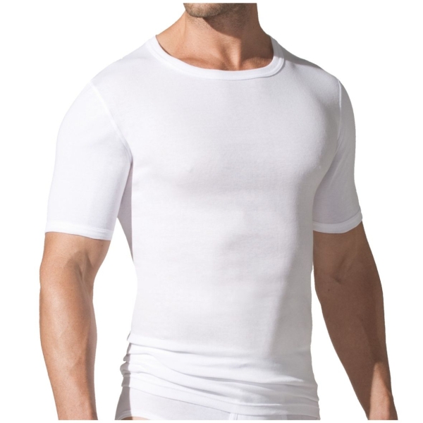 Götzburg Herren halbarm Unterhemd Classic Feinripp Shirt 1/2 Arm