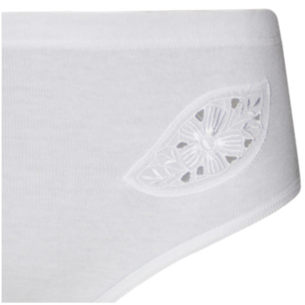 Conta Damen Hüftslip classic 5er Pack Batistmotiv