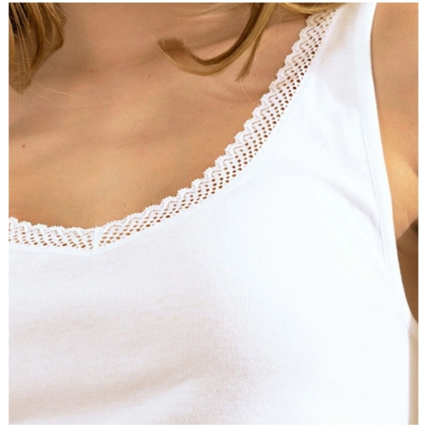 Nina von C. Damen Achselhemd Basic Baumwolle