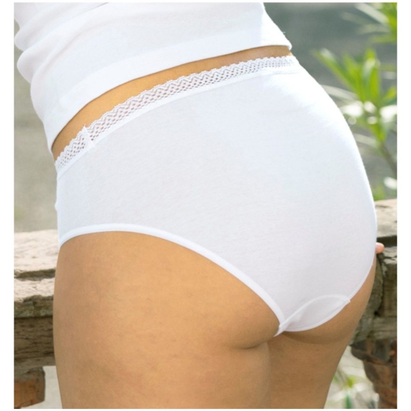 Nina von C. Damen Bikinislip Basic Baumwolle