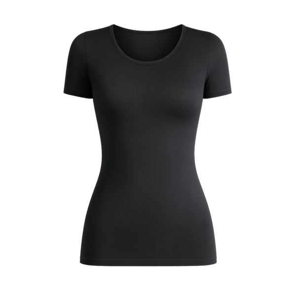 Pompadour Damen halbarm Unterhemd Intime Shirt 1/4 Arm Micro Modal