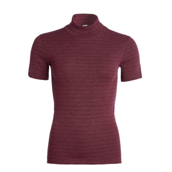 Conta Damen halbarm Unterhemd mit Stehkragen Thermo Shirt 1/4 Arm