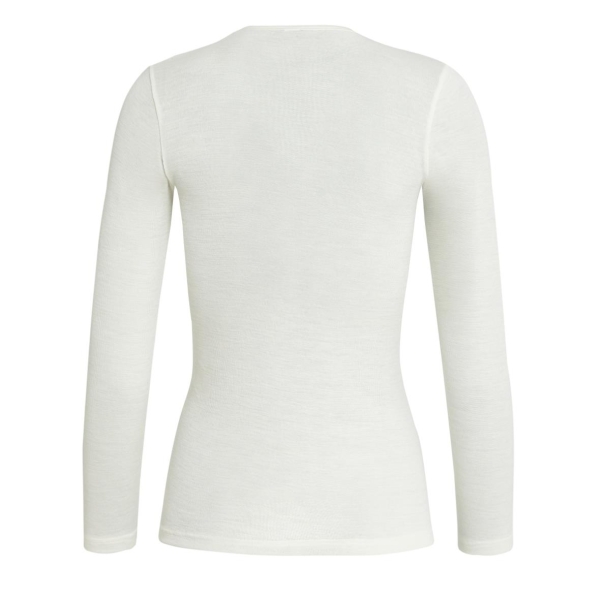 Conta Damen langarm Unterhemd Schurwolle/Modal Spenzer 1/1 Arm