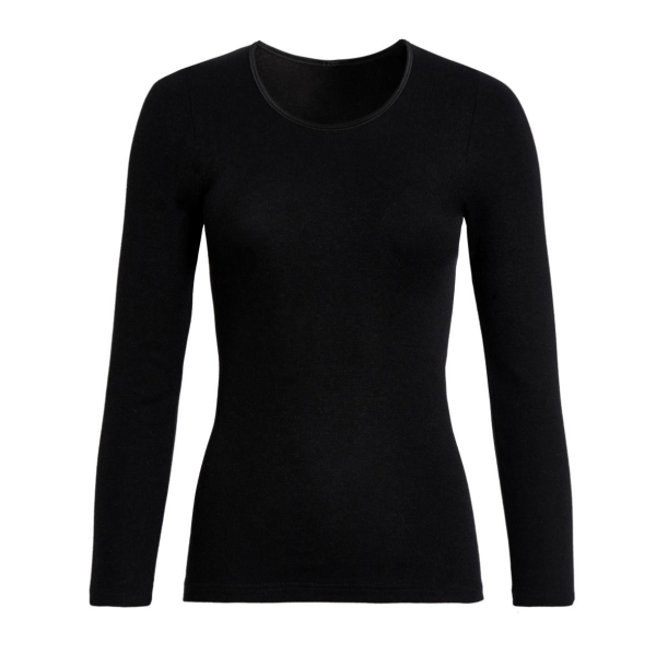 Sangora by Conta Damen langarm Unterhemd Angora/Baumwolle Spenzer 1/1 Arm
