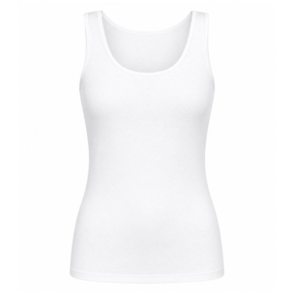 Pompadour Damen Unterhemden Feinripp 3er Pack Achselhemden