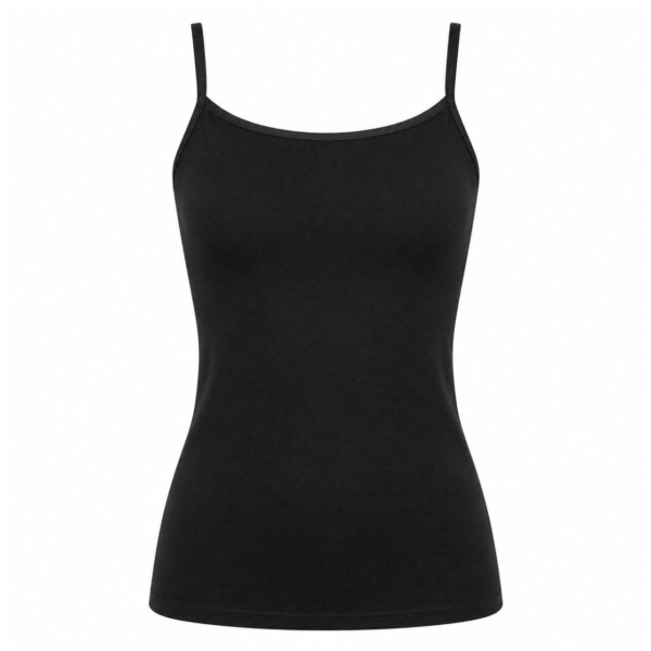Pompadour Damen Unterhemden Feinripp 3er Pack Spaghettitops