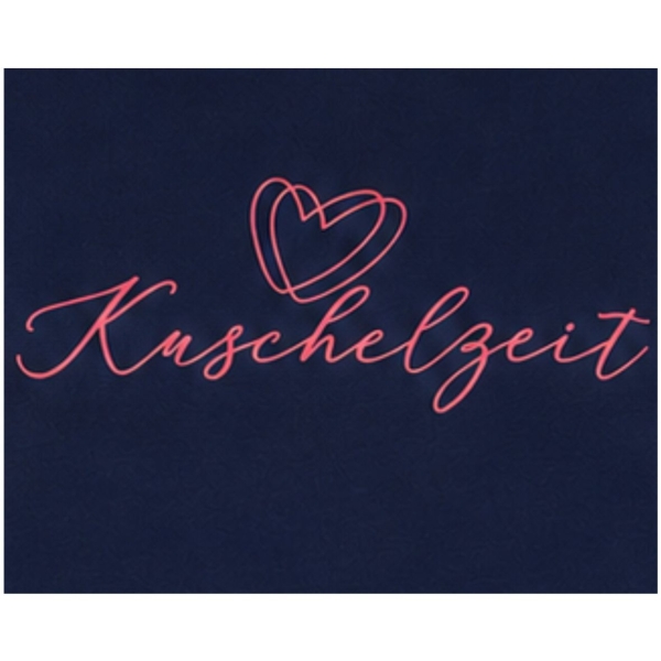 Pompadour Damen kurzarm Nachthemd Loungewear Sleepshirt