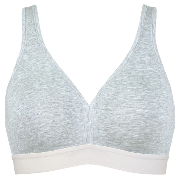 Naturana Sport-BH ohne Bügel Athleisure Soft-BH Baumwolle