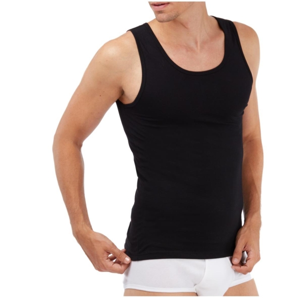 Schöller Herren Unterhemd Basic Cityshirt