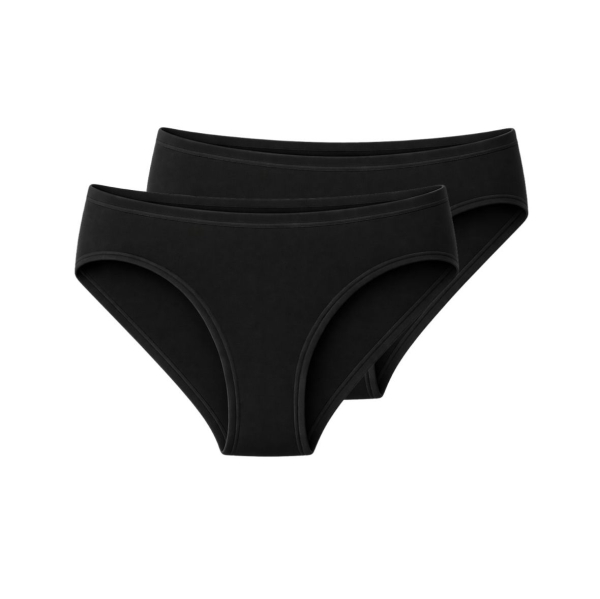 Pompadour Damen Bikinislips Organic Cotton 2er Pack