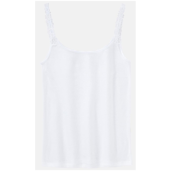 Speidel Damen Unterhemd Basic Nancy Achselhemd mit Spitze