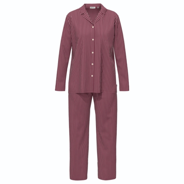 Seidensticker Damen langer Schlafanzug Nightwear Pyjama lang