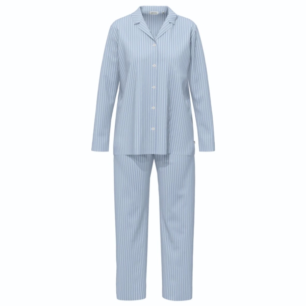 Seidensticker Damen langer Schlafanzug Nightwear Pyjama lang