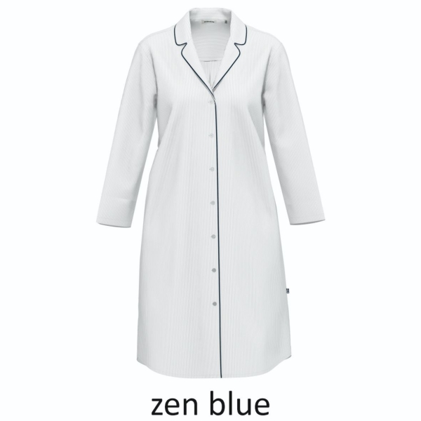 Seidensticker Damen langarm Nachthemd lang Nightwear