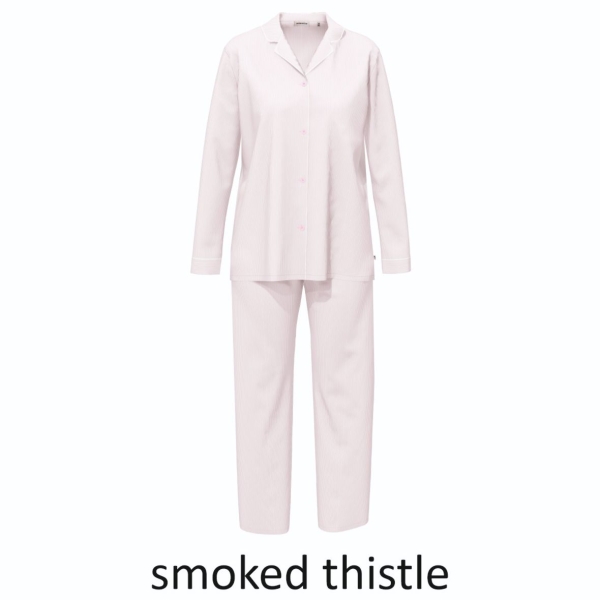 Seidensticker Damen langer Schlafanzug Nightwear Pyjama lang