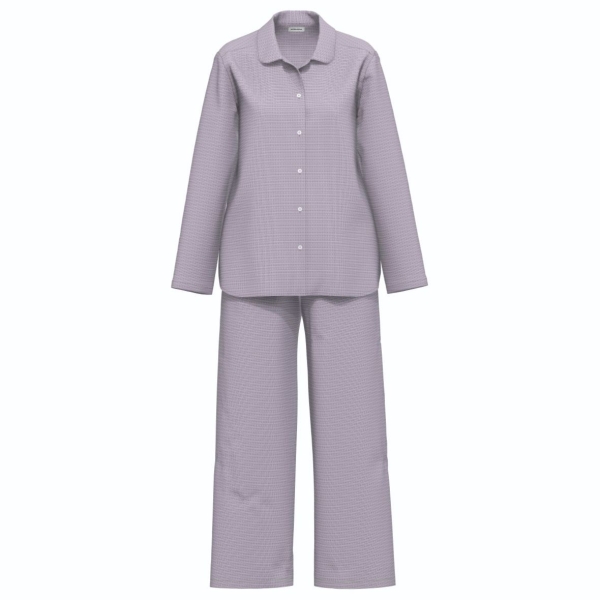 Seidensticker Damen langer Schlafanzug Nightwear Pyjama lang