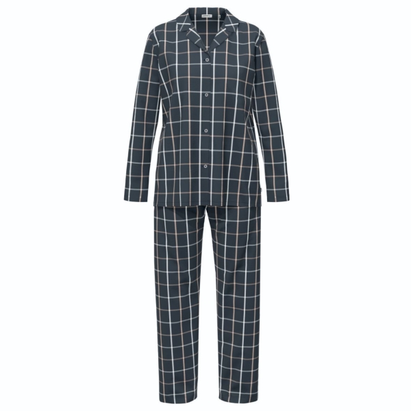 Seidensticker Damen langer Schlafanzug Nightwear Pyjama lang