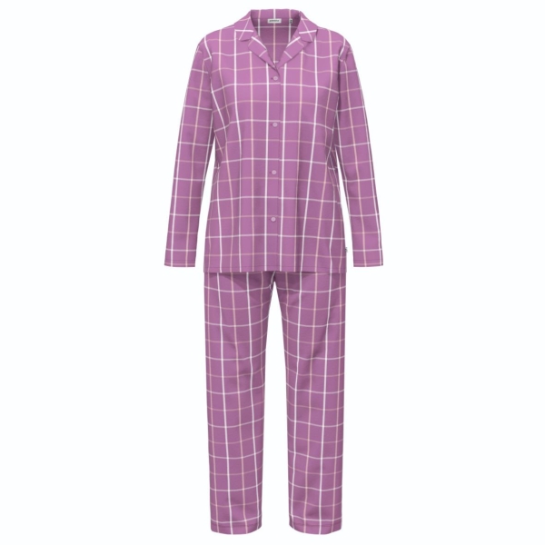 Seidensticker Damen langer Schlafanzug Nightwear Pyjama lang